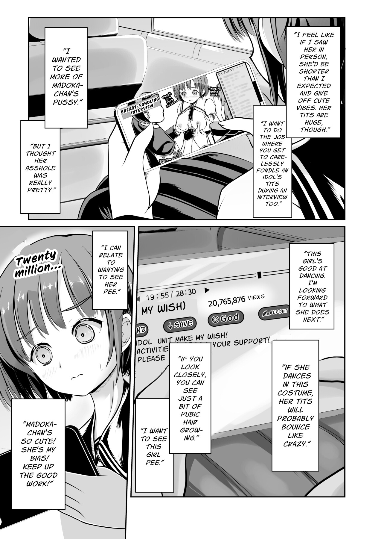 hentai manga Rookie Exhibitionist Idols: Fully Exposed Self-Introduction Livestream